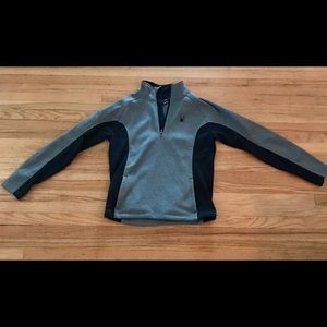 Men’s M Gray Spyder Quarter Zip